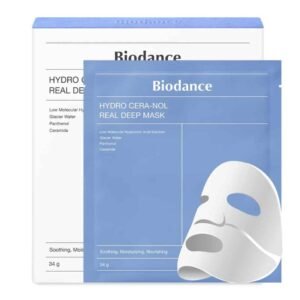 Biodance – Hydro Cera-Nol Real giluminė kaukė, 34 g x 4 vnt.